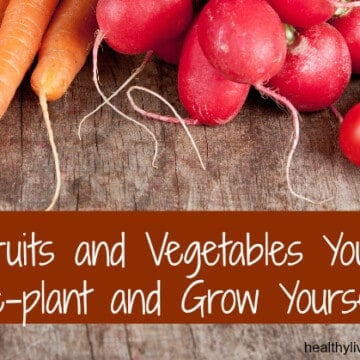 25 Fruits and Vegetables You Can Re-plant and Grow Yourself