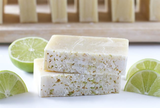 Coconut Lime Soap - 20 DIY Homemade Soap Recipes | Healthy Living in Body and Mind
