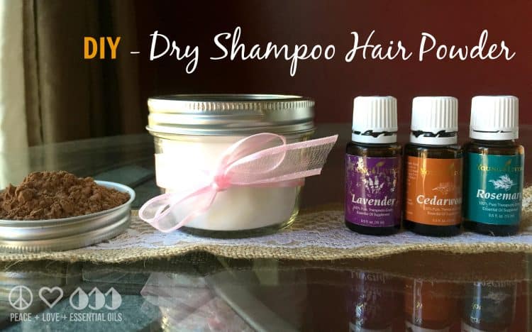 DIY - Dry Shampoo Hair Powder with Essential Oils