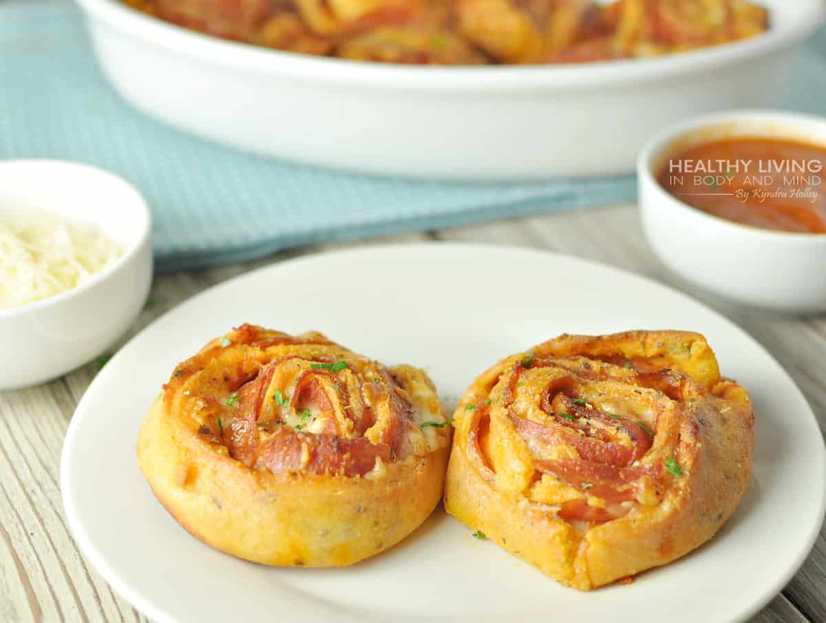 Pepperoni Pizza Pinwheels - Low Carb, Gluten Free | Peace Love and Low Carb