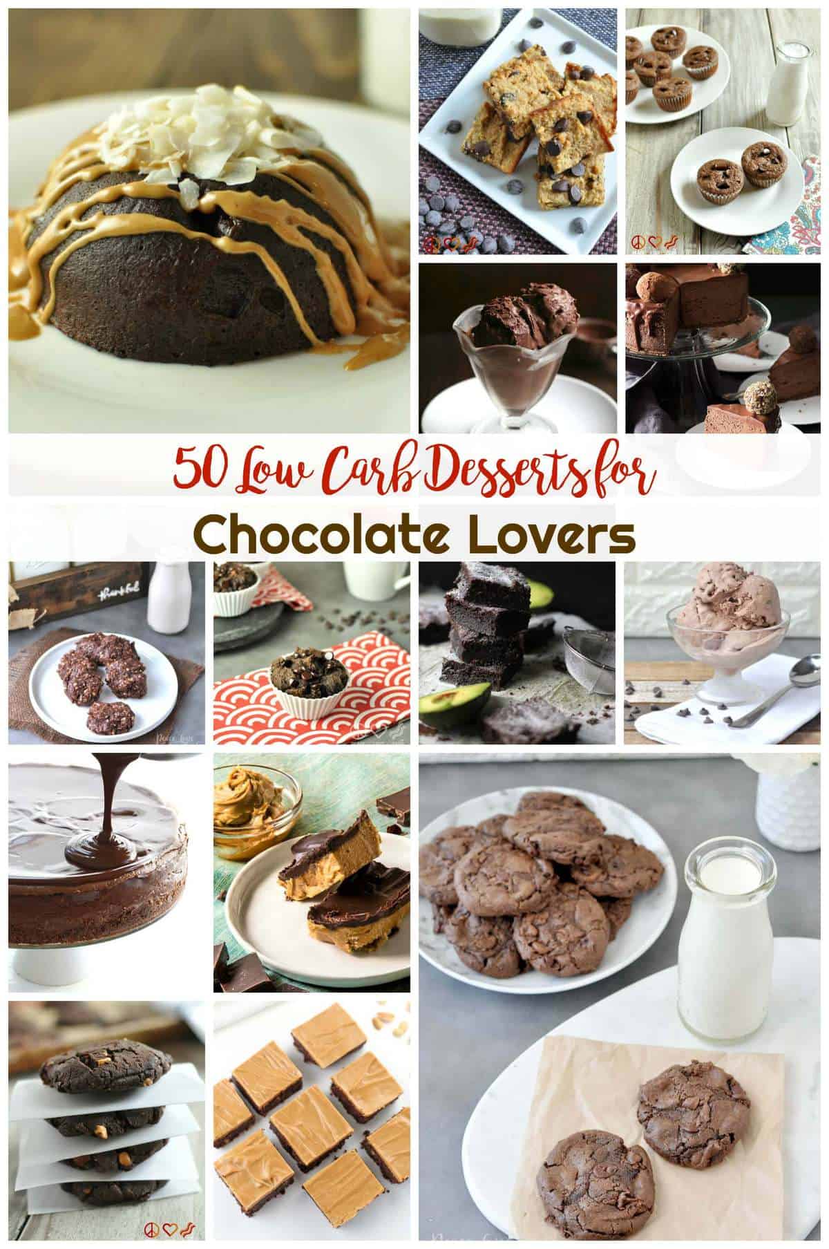 50 Low Carb Desserts for Chocolate Lovers | Healthy Living in Body and Mind