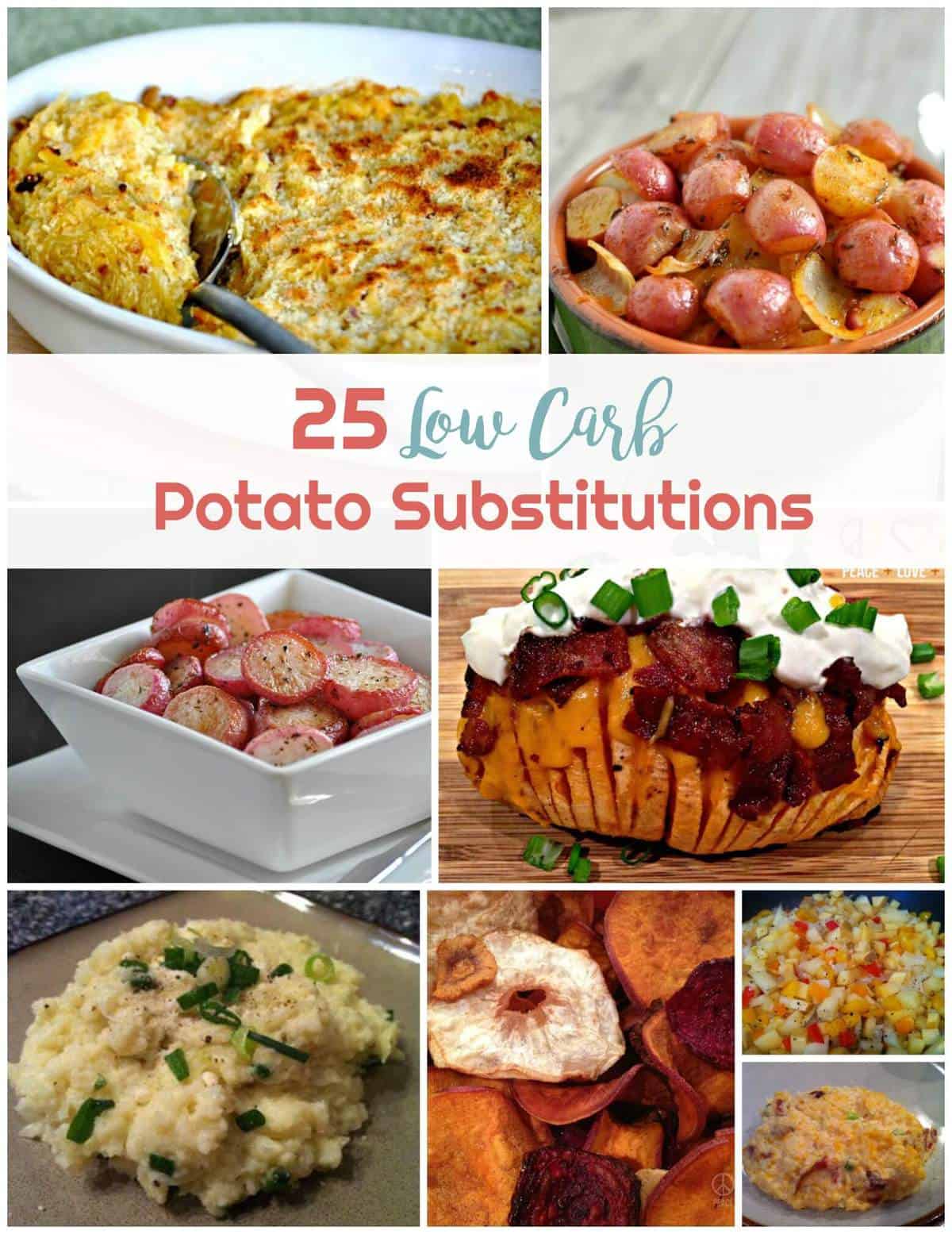 25 Low Carb Potato Substitutions | Healthy Living in Body and Mind