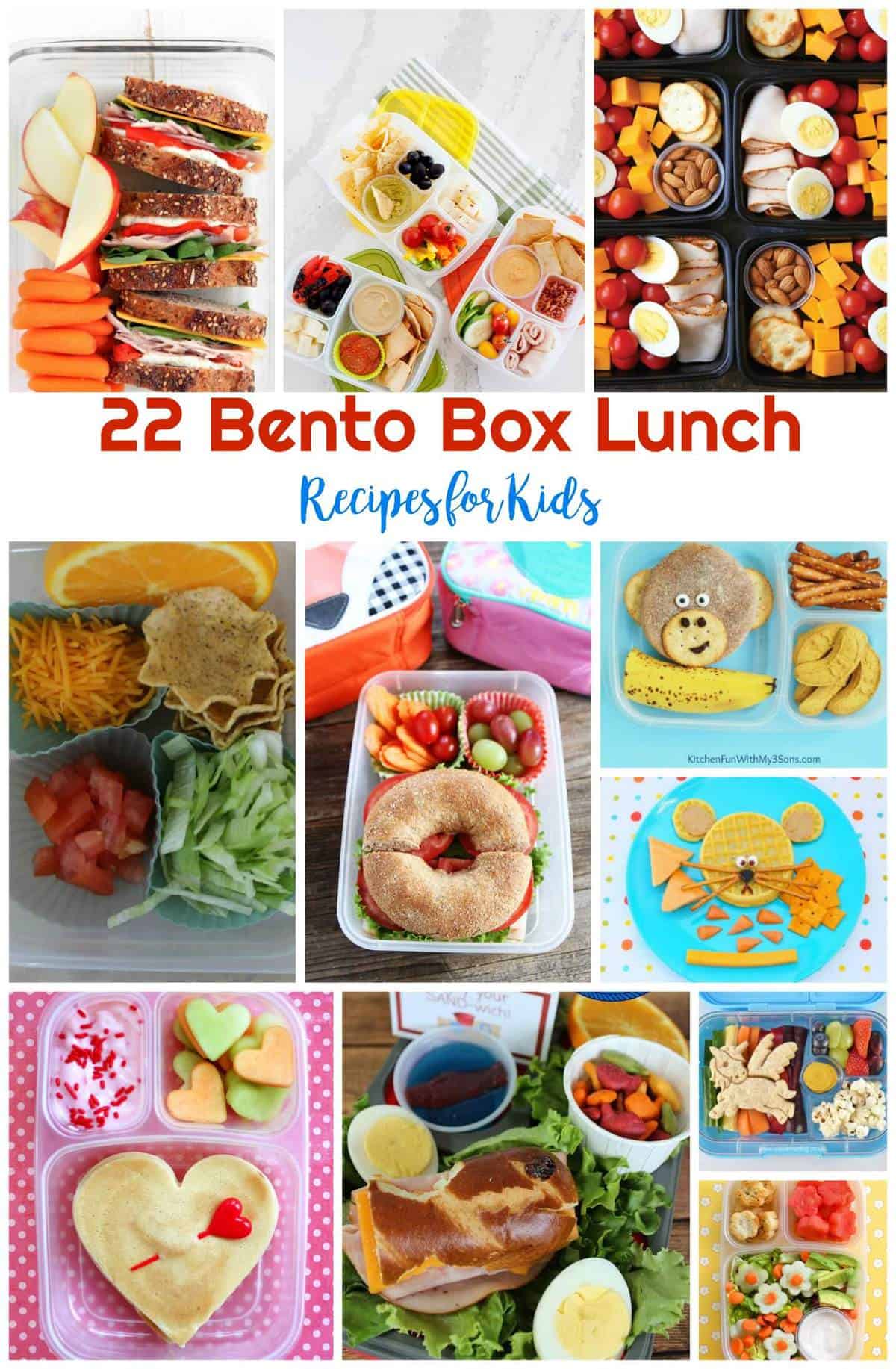 22 Bento Box Lunch Recipes for Kids | Healthy Living in Body and Mind