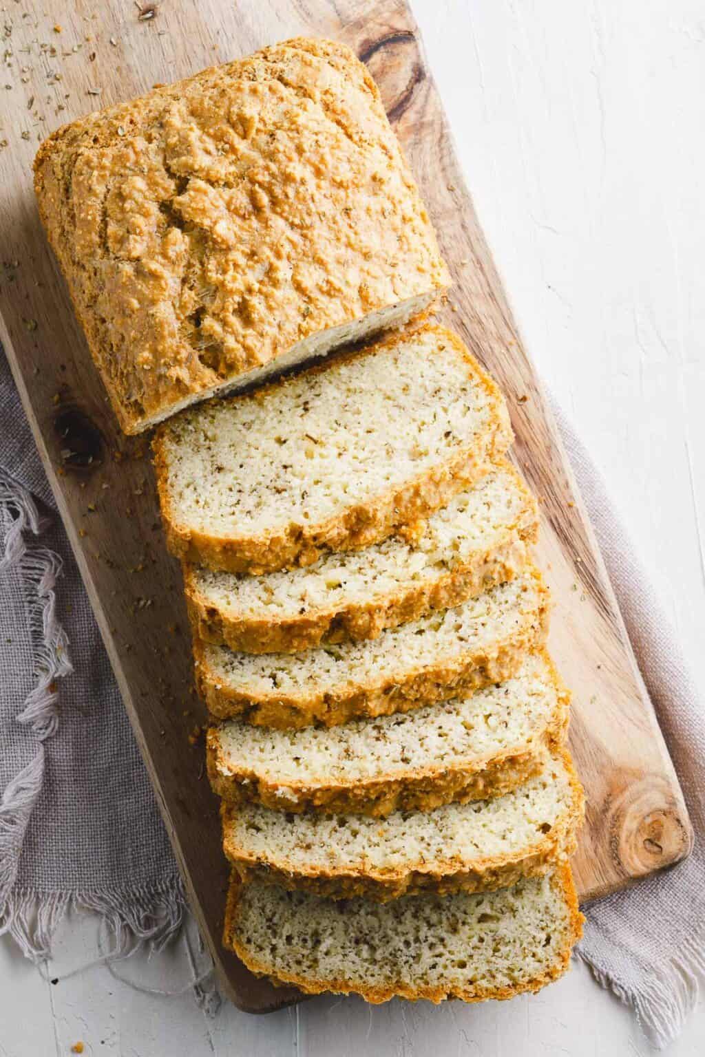 Parmesan Herb Keto Bread - Hungry Foodie