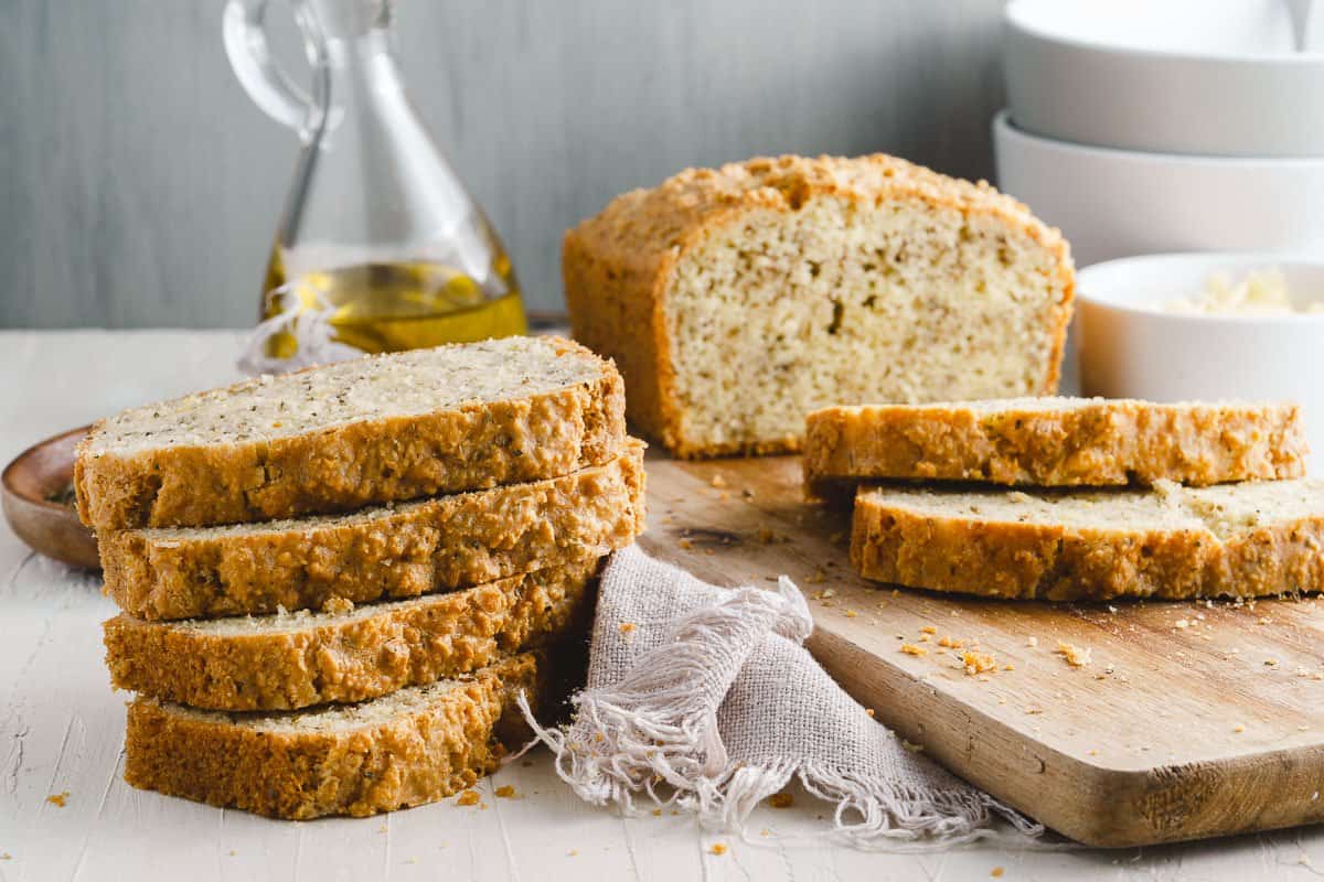 Parmesan Herb Keto Bread - Hungry Foodie