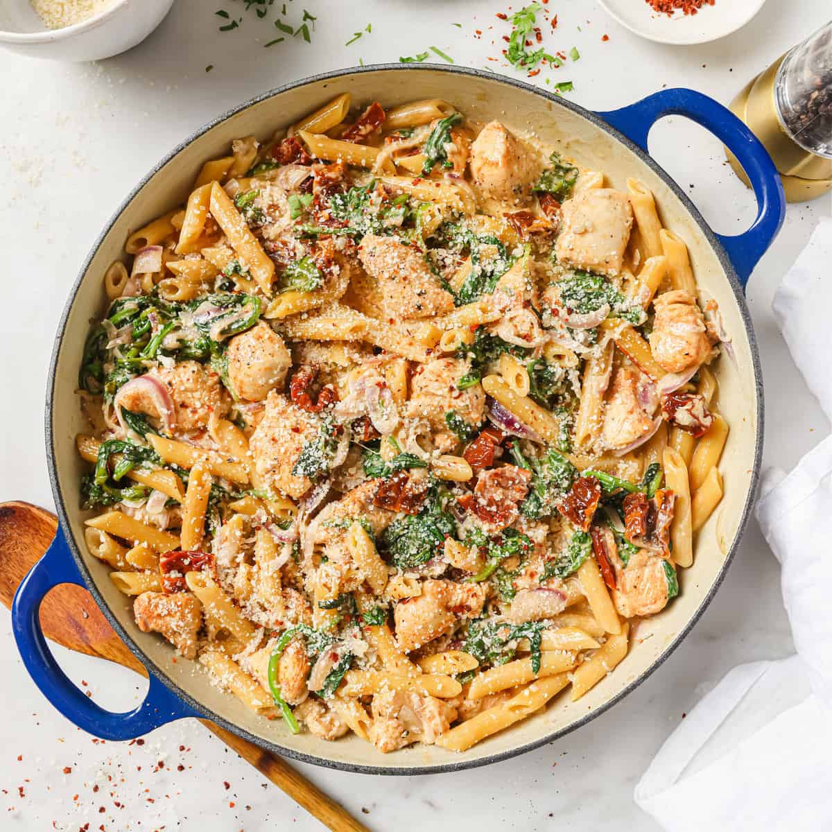 Marry Me Chicken Pasta (Tuscan Chicken Pasta) - Hungry Foodie